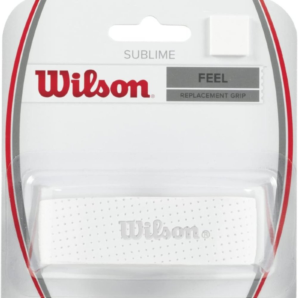 WILSON Sublime Tennis Racquet Grip - White FREE ADD ON
